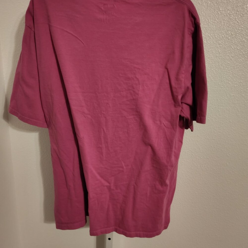 Jerzees Women's Short Sleeve Crewneck Top Size XL Cotton Pink Vintage - Picture 10 of 10